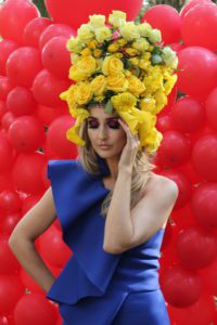 Model Natasha Bouma posing at Photo Fair Africa 2019 Johannesburg