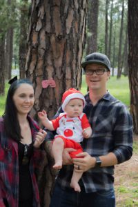 Family portrait in Bryanston pine forest