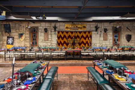 Medieval banquet feast at Greensleeves Medieval Kingdom Johannesburg